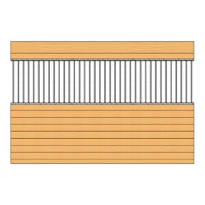 Derby Stall Grilled Partition Kit, Galvalume