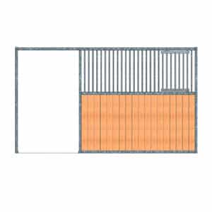 Dublin Stall Front with Feed Door