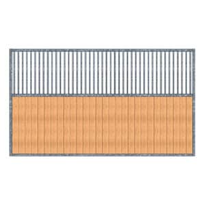 Dublin Stall Grilled Partition