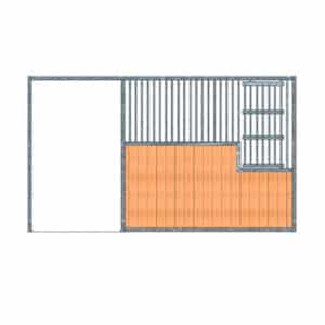 Dublin Stall Front with Large Feed Door