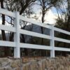 white fence