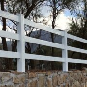 white fence