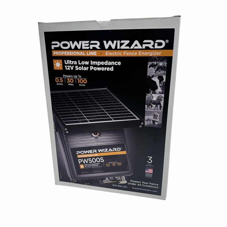 PW500S solar charger in cardboard packaging