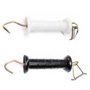 White and Black Electric Gate Handles
