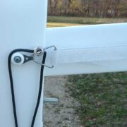 detail of tensioner holding tape