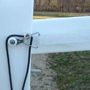detail of tensioner holding tape