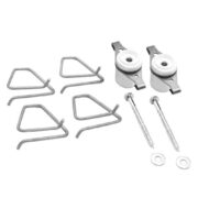 1.5" Electric Tape Corner Tensioners, 2-Pack in white