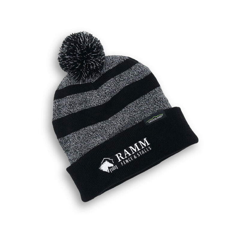 RAMM-Branded-Pom-Beanie ramm beanie