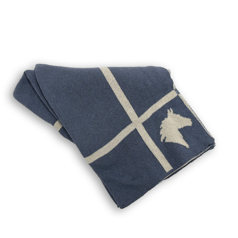 RAMM-Branded-Throw-by-In2Green-Blue ramm fence blanket