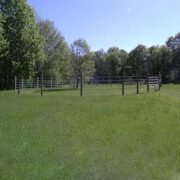 Raceline fence used to construct a round paddock