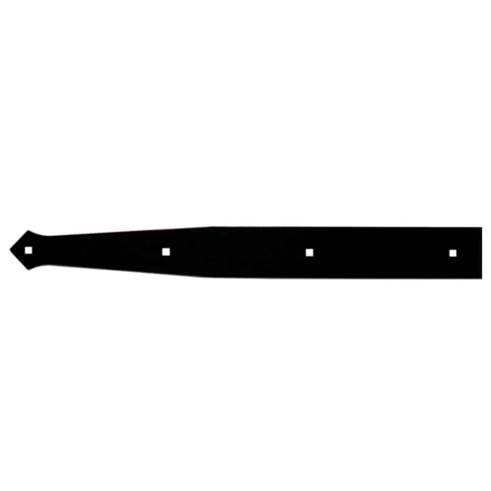 Rockwood Decorative Back Plate, Powder-Coated Black