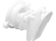 Round Rod 1.5" Tape Insulators, 25-Pack, White