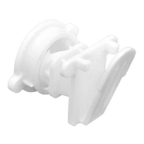 Round Rod 1.5" Tape Insulators, 25-Pack, White