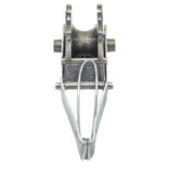 End Fence Tensioner, Galvanized, tensioner end
