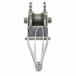 End Fence Tensioner, Galvanized, tensioner end