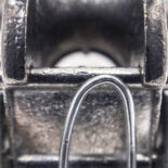 extreme closeup of tensioner
