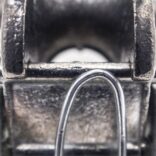 extreme closeup of tensioner