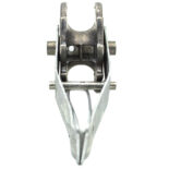 extreme closeup of tensioner end
