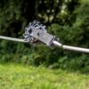 Adjustable inline fence wire tensioner