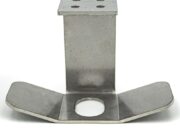 Premium Track Latch Catch Bracket, Stainless Steel
