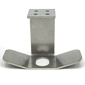 Premium Track Latch Catch Bracket, Stainless Steel