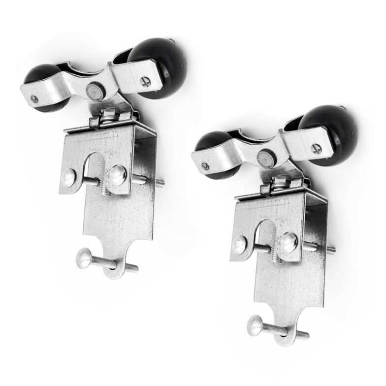 RTT90_30.jpg 90° Premium Track Trolley & Door Hanging Kit, 2-Pack, Galvanized