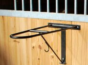 Folding Saddle Rack, Powder-Coated Black