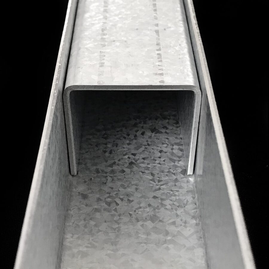 34" Stall Door Insert Channel