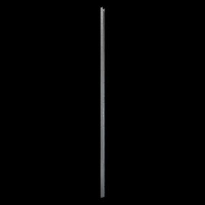 86-3/4" Stall Door Side Channel, Galvalume