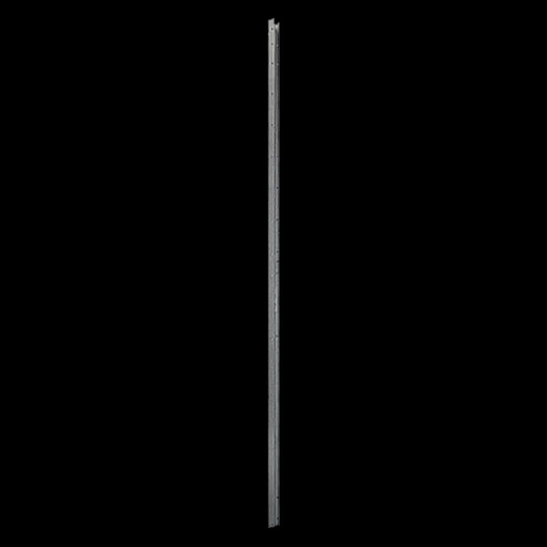86-3/4" Stall Door Side Channel, Galvalume