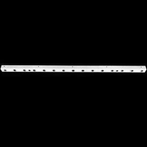 48" Stall Door Top Grill Channel, Galvalume