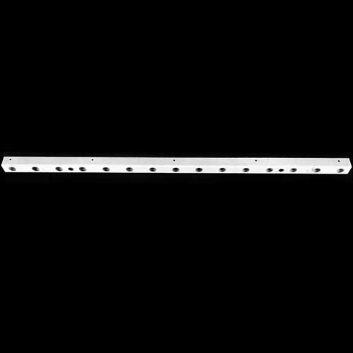 48" Stall Door Top Grill Channel, Galvalume