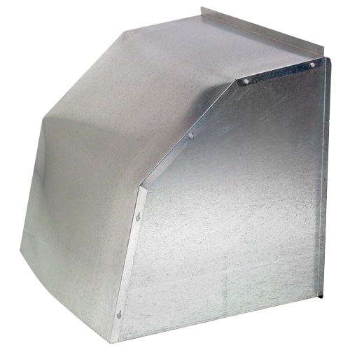 Shutter Fan Weather Hood, Galvanized