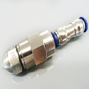 1/4" Straight Nozzle Assembly Quickfit, Nickel-Plated