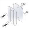 Flex Fence Splice Plate Kit diagram
