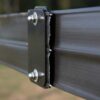 3/4 view of installed splice bracket