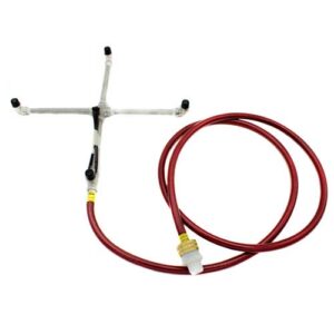 Stainless Steel 4-Nozzle Misting Cross