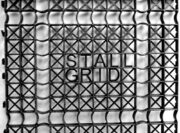 23.5" x 23.5" Interlocking Stall Grid, Black