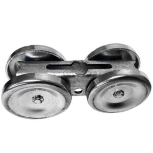 Square Track Trolley with 1/2" x 4" Bolt, Galvanized