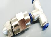 1/4" Tee Nozzle Assembly Quickfit, Nickel-Plated