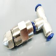 1/4" Tee Nozzle Assembly Quickfit, Nickel-Plated