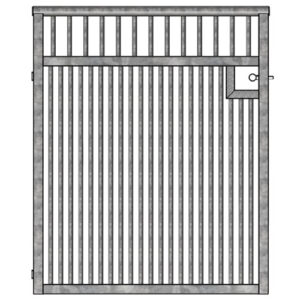 Tuscany Grilled Stall Door