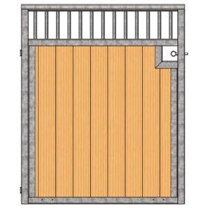 Tuscany Wood Stall Door