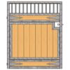 Tuscany Wood Stall Door - Arrows