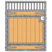 Tuscany Wood Stall Door - Arrows