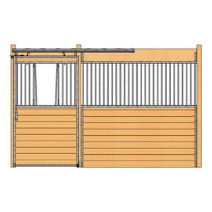 Oxford Stall Front with V-Door
