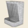 Galvanized Wall-Mounted Horse Feeder