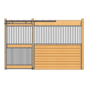 Oxford Stall Front with Full Grill Door