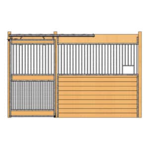 Oxford Stall Front with Full Grill Door & Feed Opening