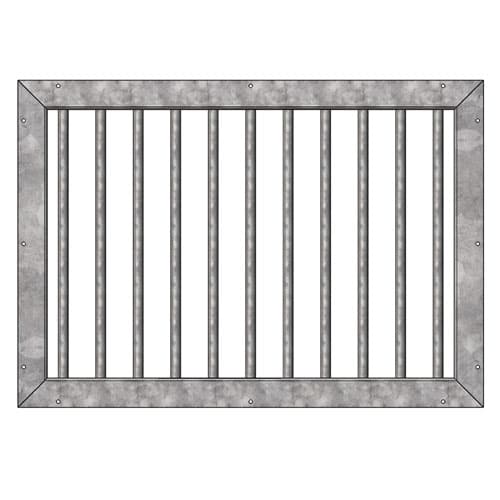Welded Grilled Window